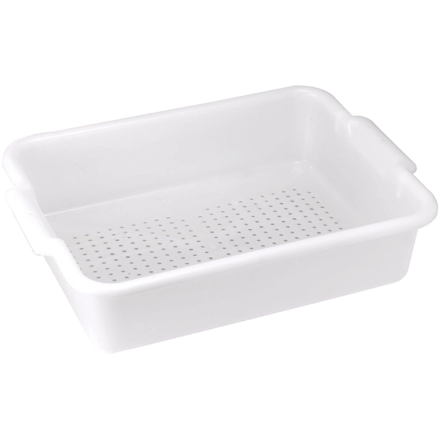 PLP-5W - Heavyweight Polypropylene Bus Box, Perforated - White