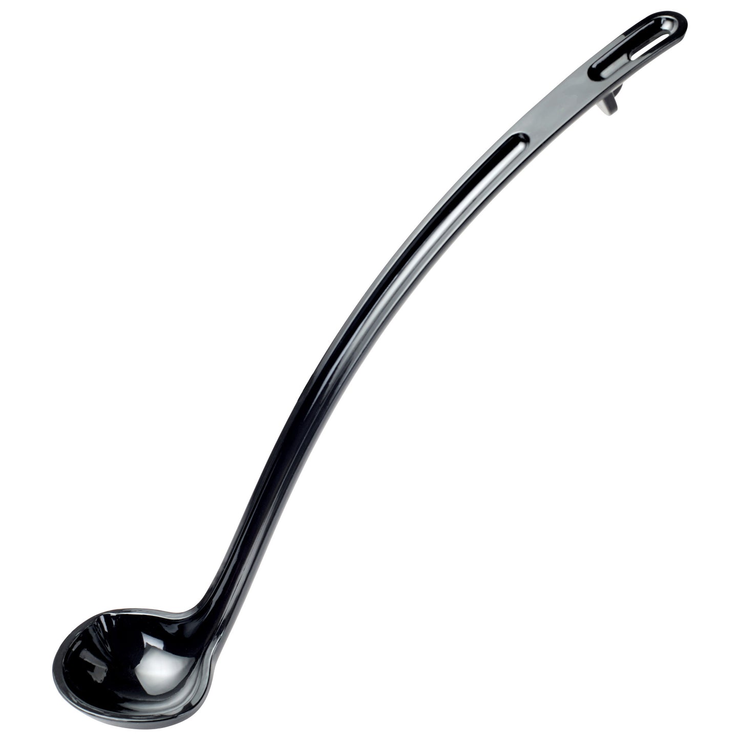 CVLD-13K - CURV One-Piece Dual Spout Ladle - Black, 13"
