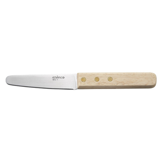 3-1/2" Blade Oyster/Clam Knife, Wooden Handle