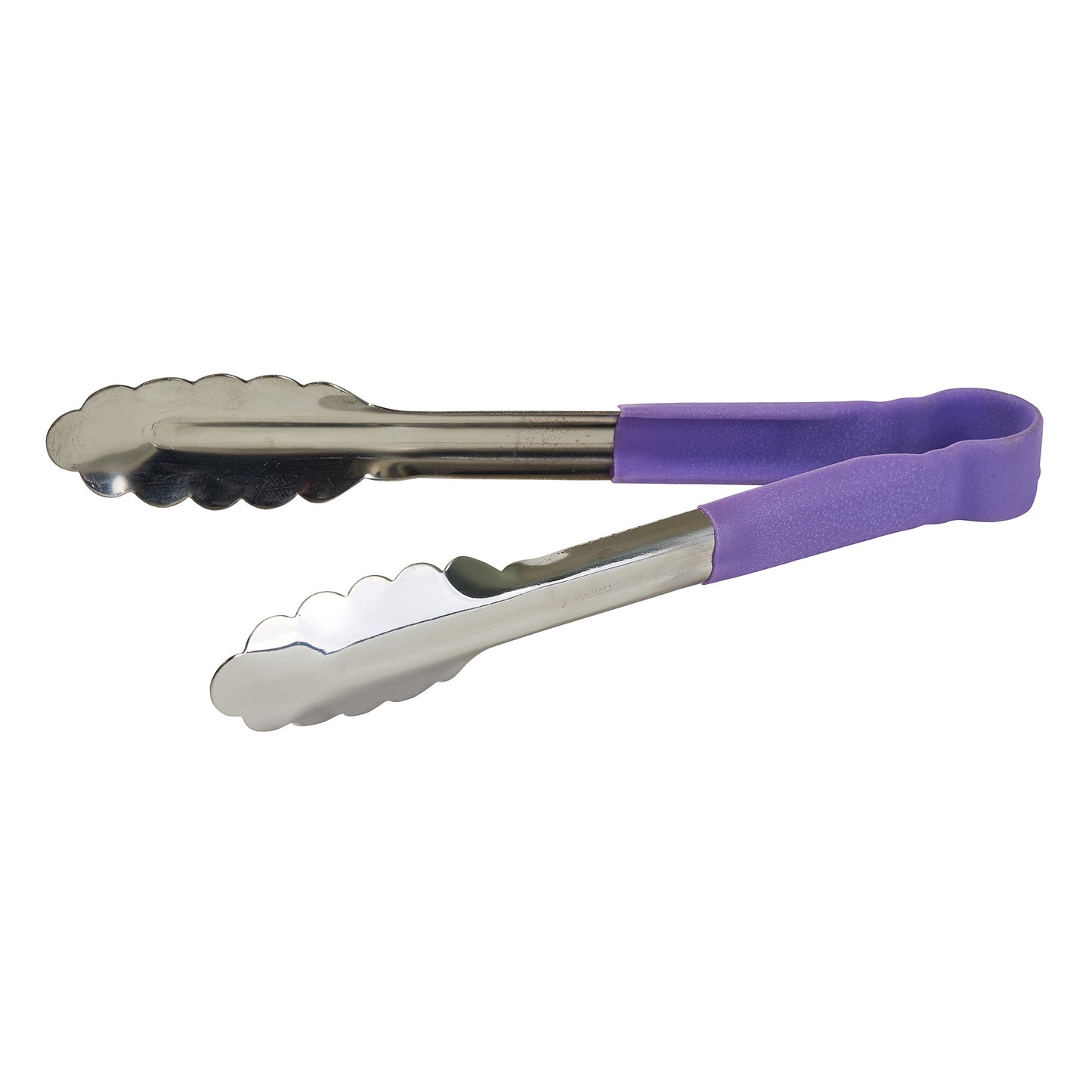 UTPH-9P - Allergen-Free Stainless Steel Utility Tongs - 9"