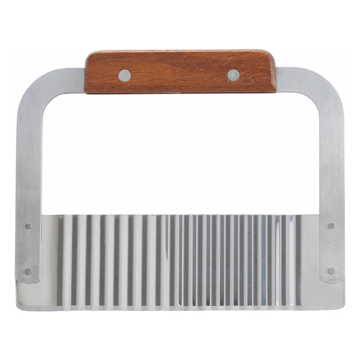 SRT-7 - 7" Stainless Steel Serrator with Wooden Handle