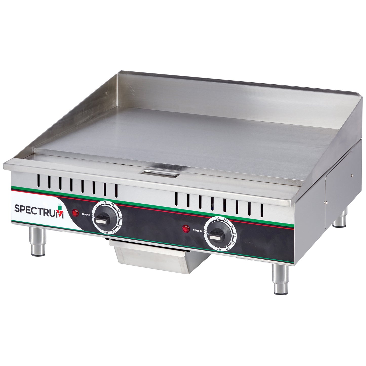 Spectrum 24" Electric Griddle, Two Heat Zones