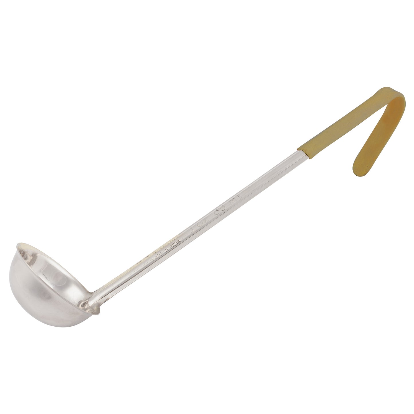 LDCN-3 - Winco Prime One-piece S/S 3oz Ladle, Tan, NSF