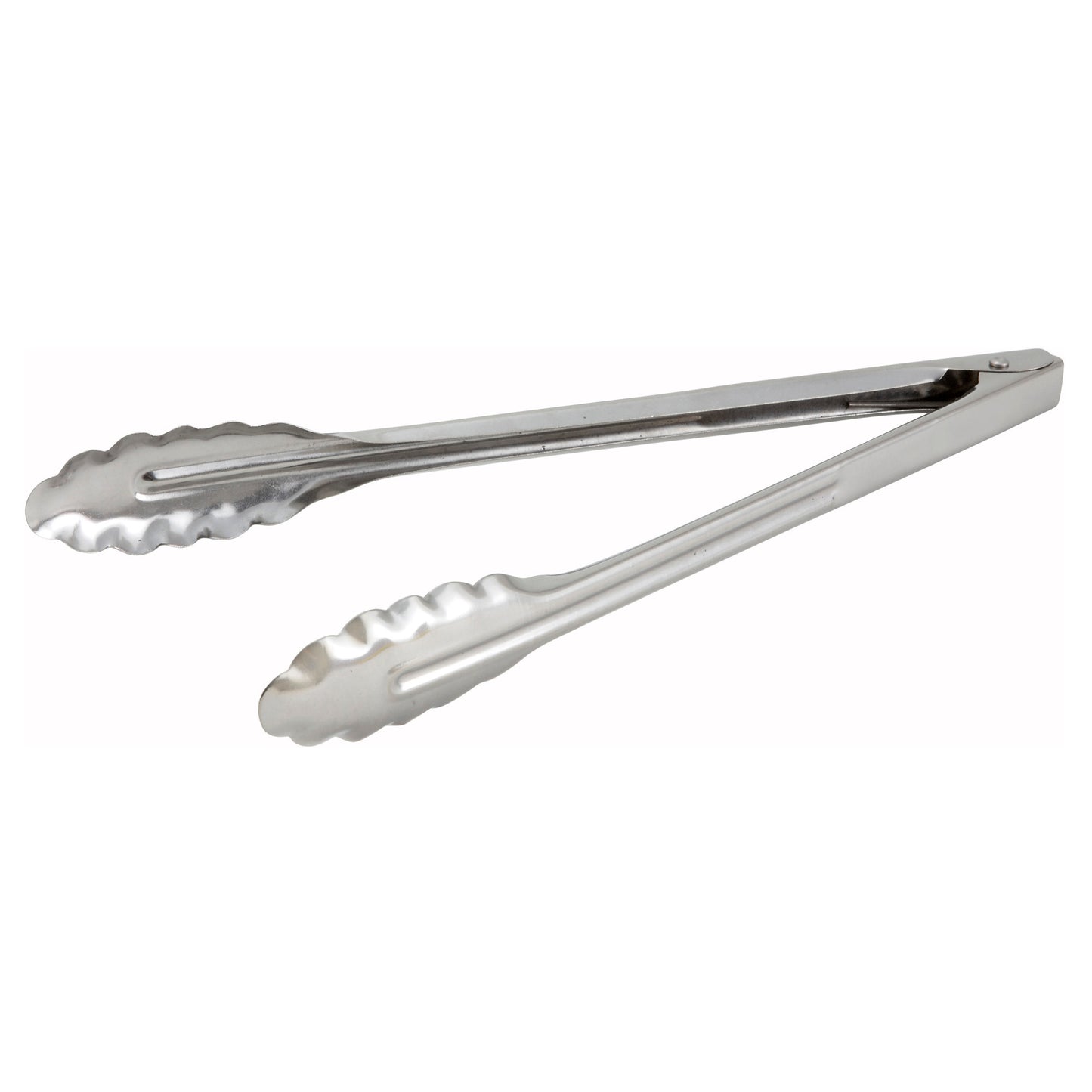 UT-12LT - Stainless Steel Utility Tongs, Medium Weight - 12"