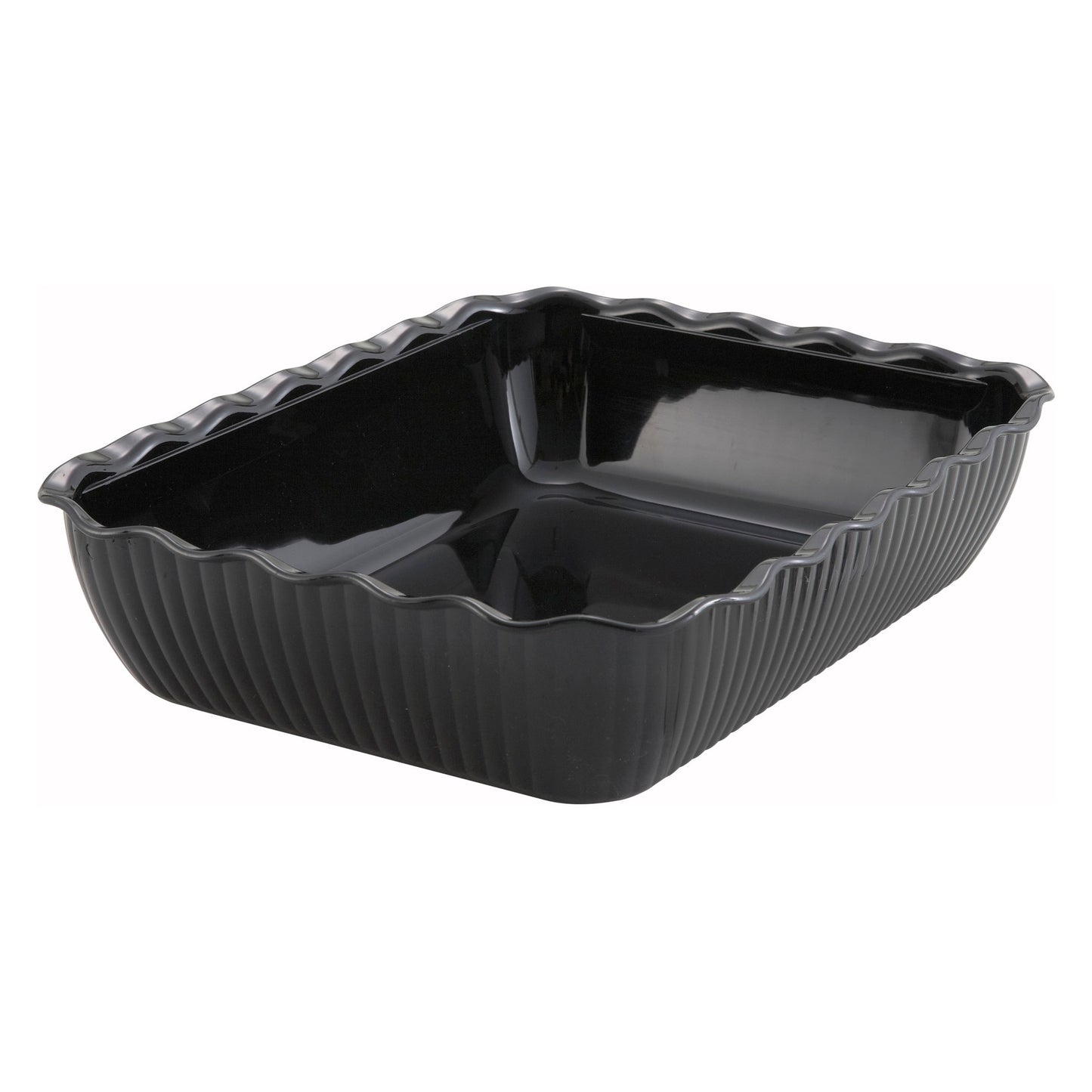 CRK-13K - Deli Crock - 13 x 10 x 3, Black