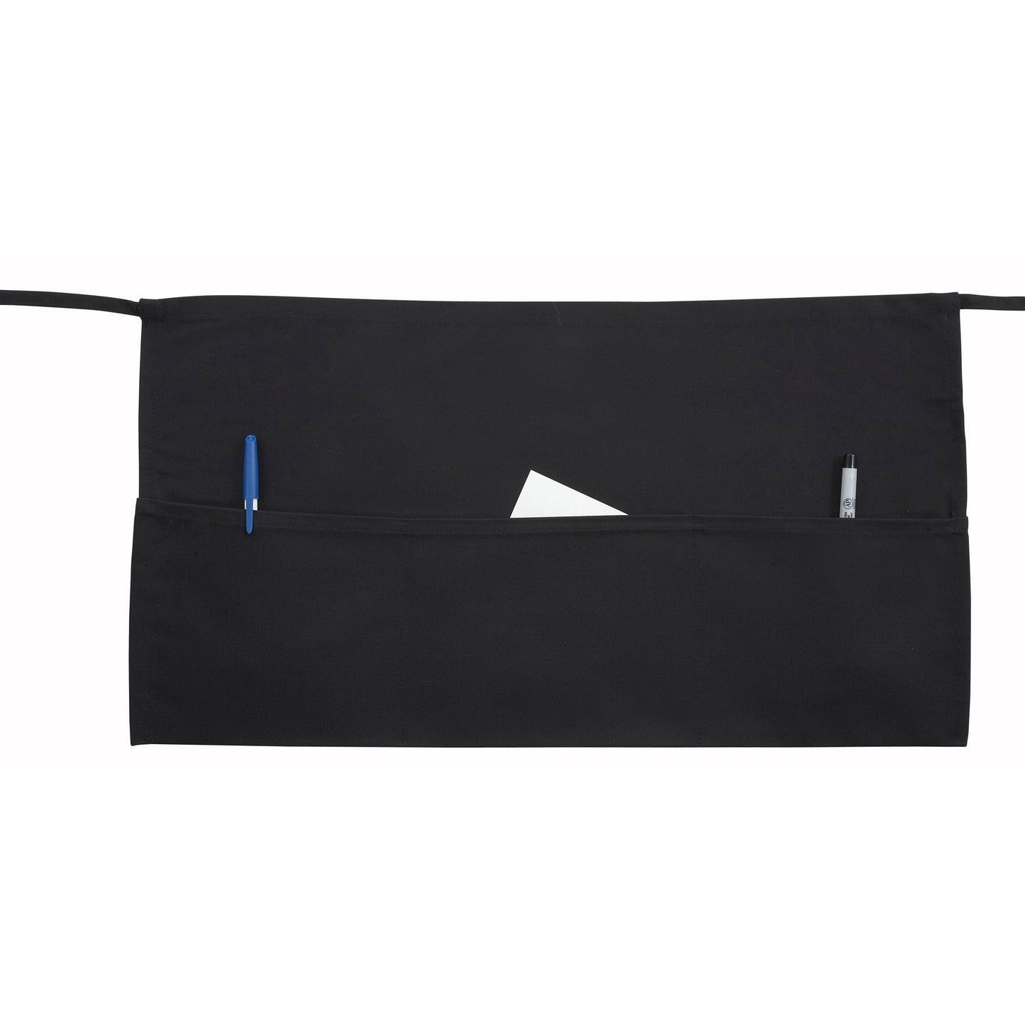 WA-1221 - 3 Pocket Waist Apron, Black