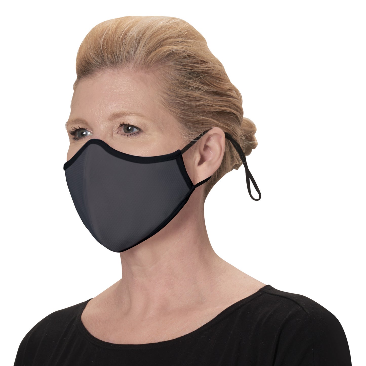 MSK-4GML - Reusable & Adjustable Face Mask, 2-Ply Cotton/Poly Blend