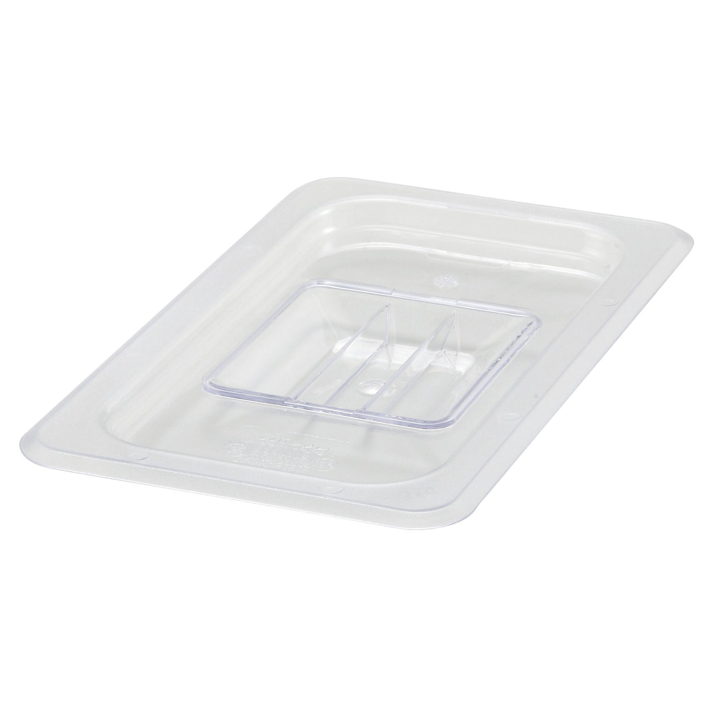 Polycarbonate Food Pan Cover, Solid - Quarter (1/4)