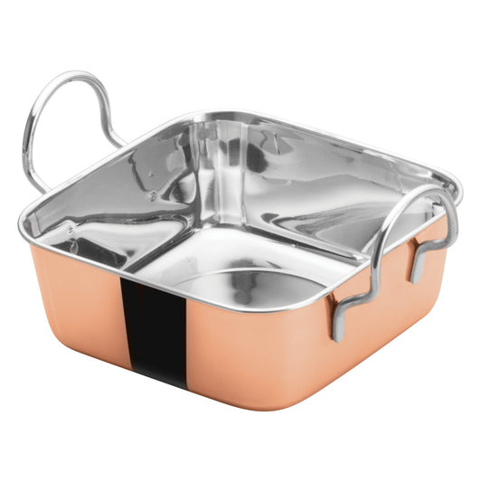 Mini Roasting Pan, Copper-Plated - 5-3/16" Square