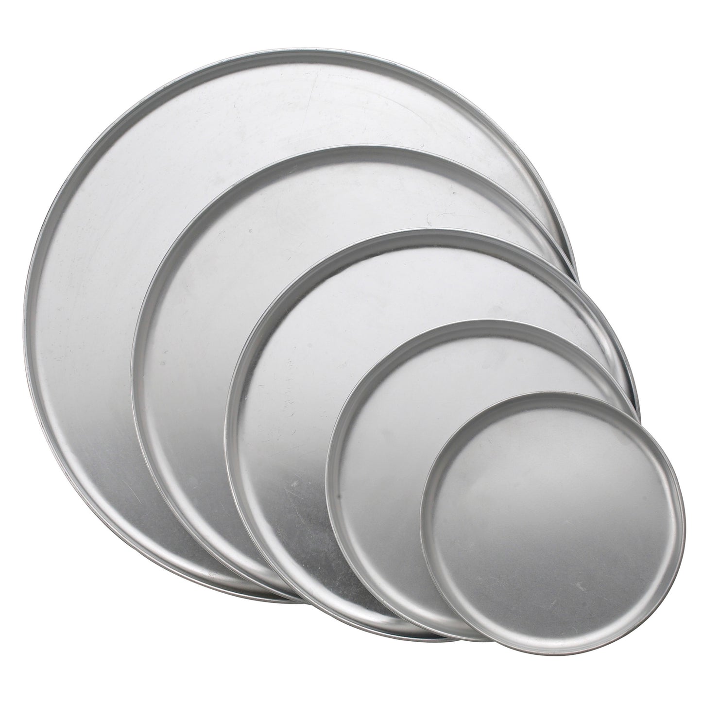 APZC-18 - Coupe Style Pizza Pans, Aluminum - 18"