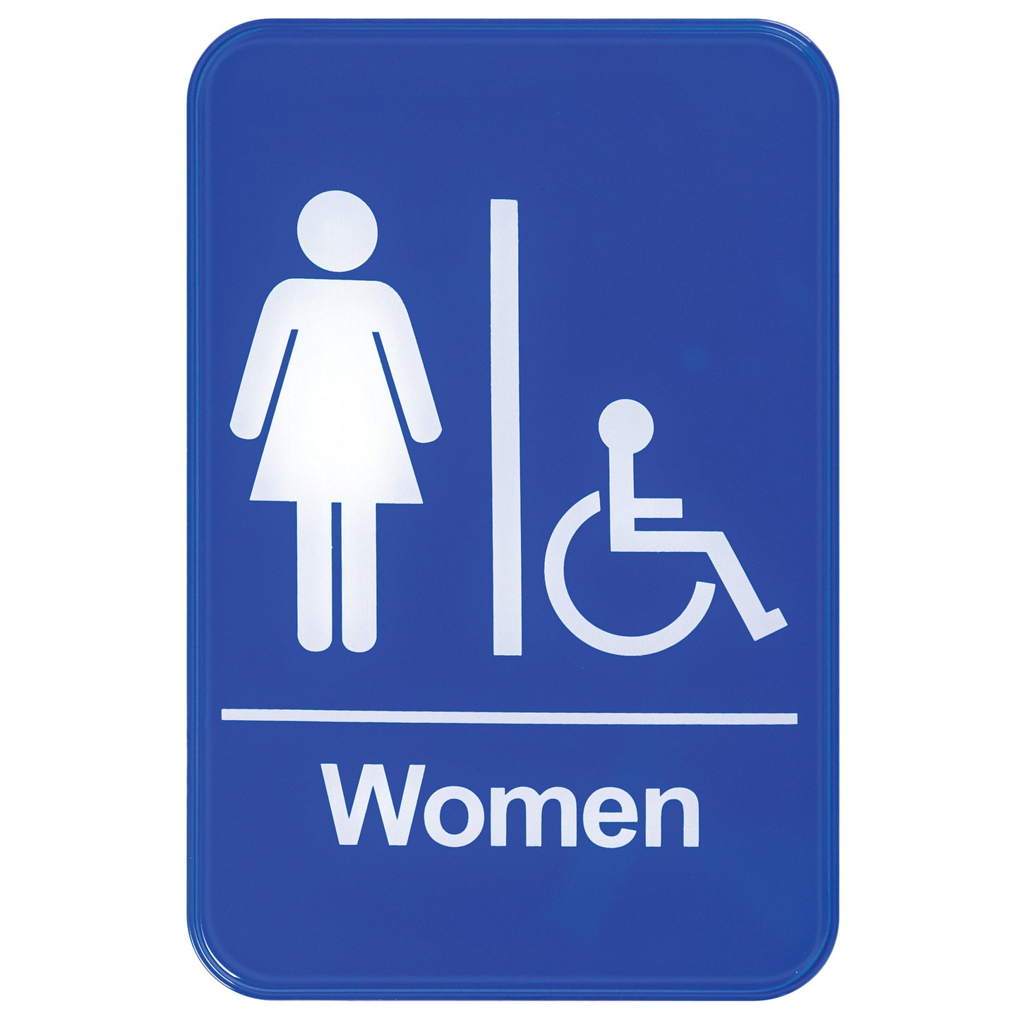 SGN-651B - Information Sign, 6"W x 9"H - Women