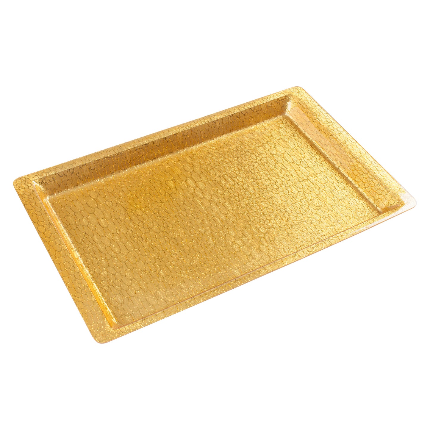 AST-2G - Acrylic Textured Display Tray - Gold