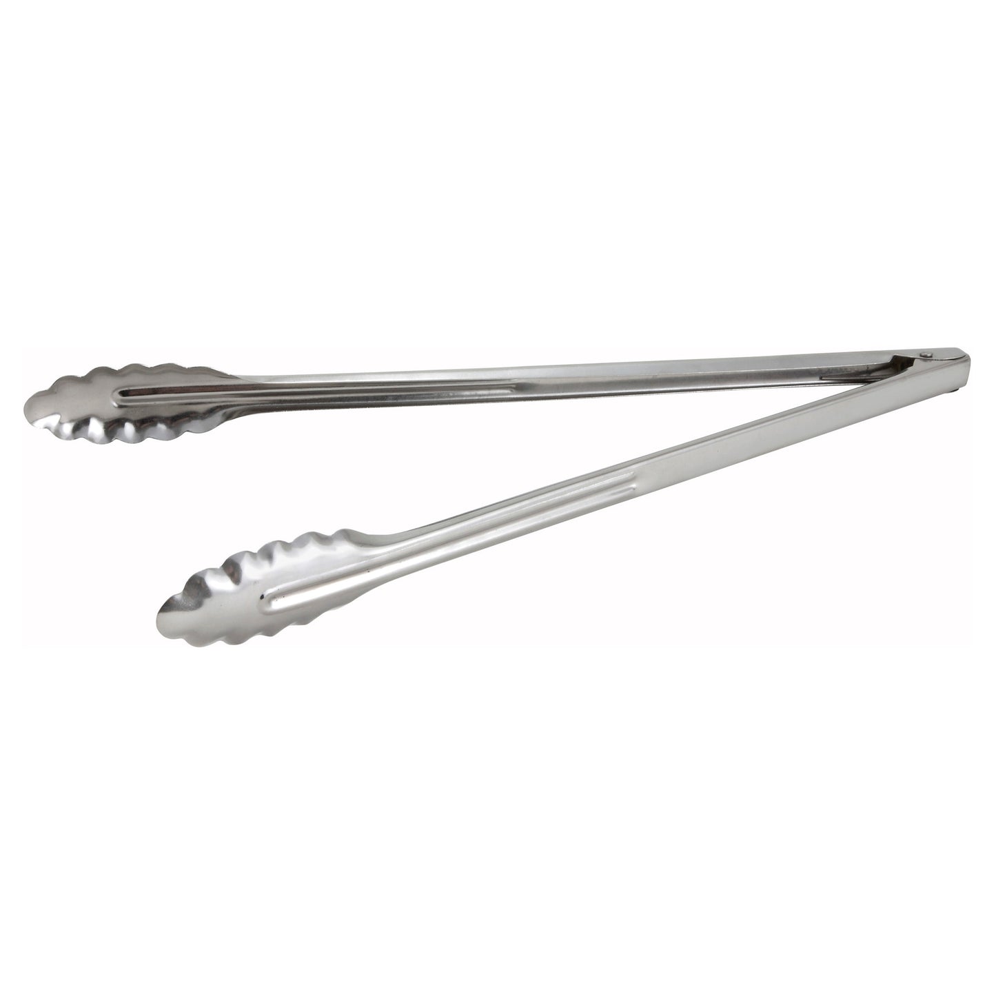 UT-16LT - Stainless Steel Utility Tongs, Medium Weight - 16"