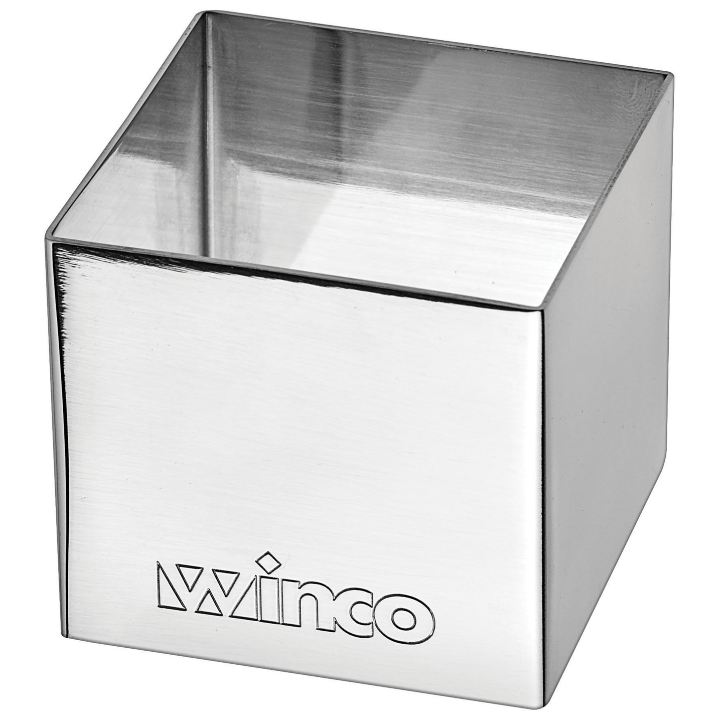 SPM-22S - Stainless Steel Pastry Mold - Square, 2"