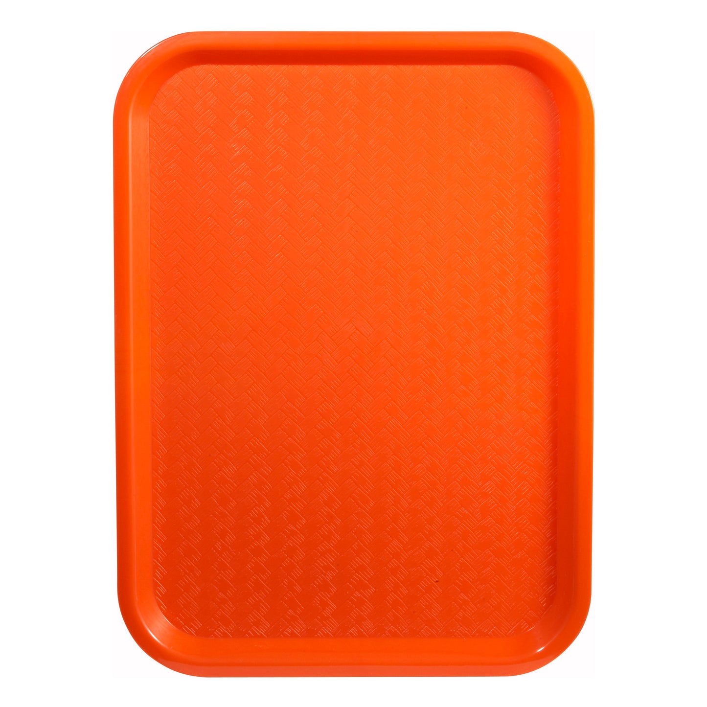 High Quality Plastic Cafeteria Tray - 14 x 18, Orange