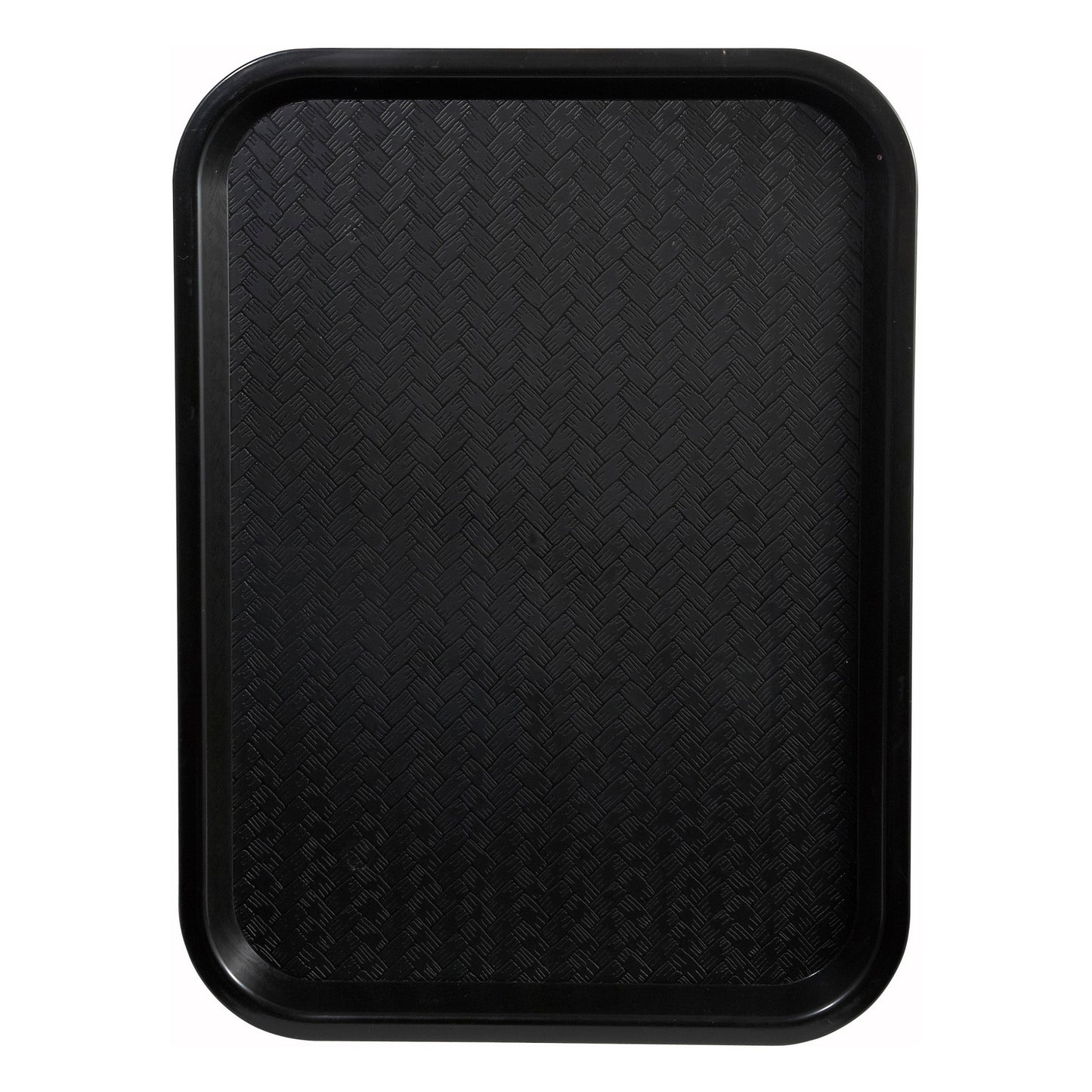 FFT-1216K - High Quality Plastic Cafeteria Tray - 12 x 16, Black