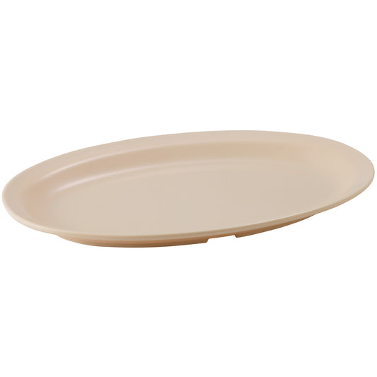 Melamine 11-1/2" x 8" Oval Platter - Tan
