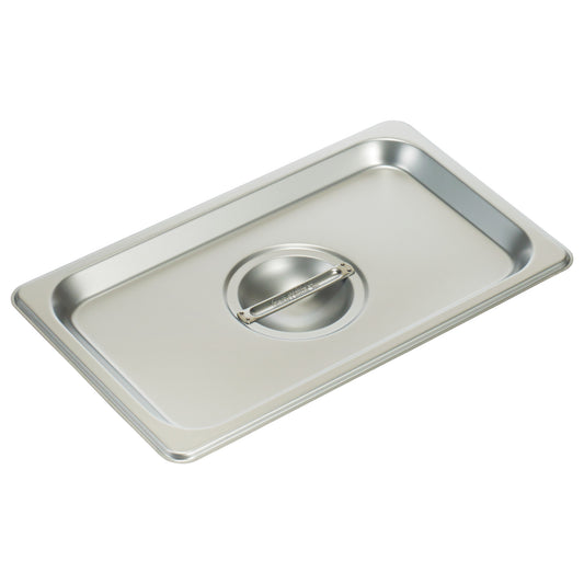 18/8 Stainless Steel Steam Pan Cover, Solid - Quarter (1/4)