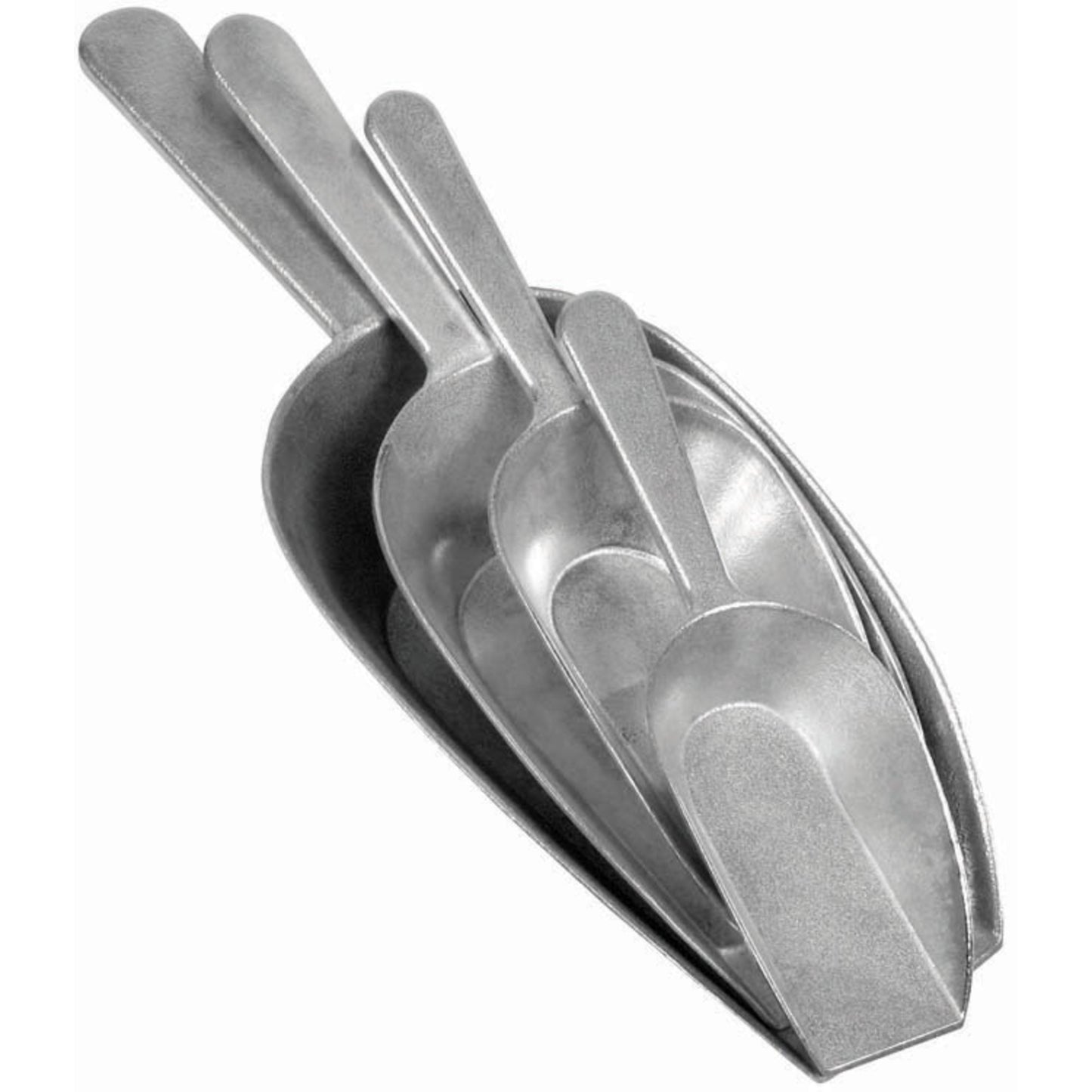 ASFB-4 - Aluminum Scoop, Flat Bottom - 4 oz