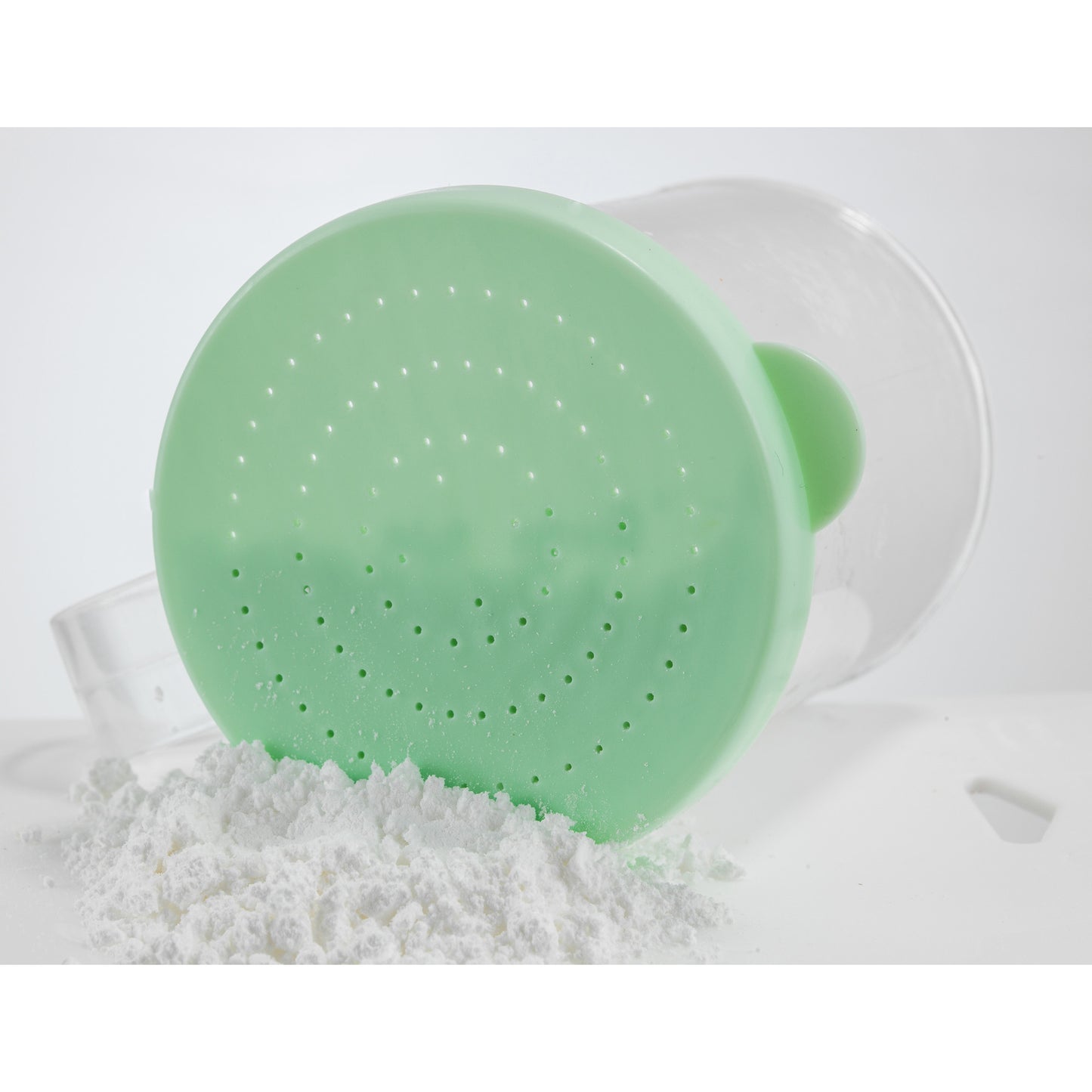 PDG-GL - Color Replacement Lids for 10 oz Dredges, 6 per Pack - Green