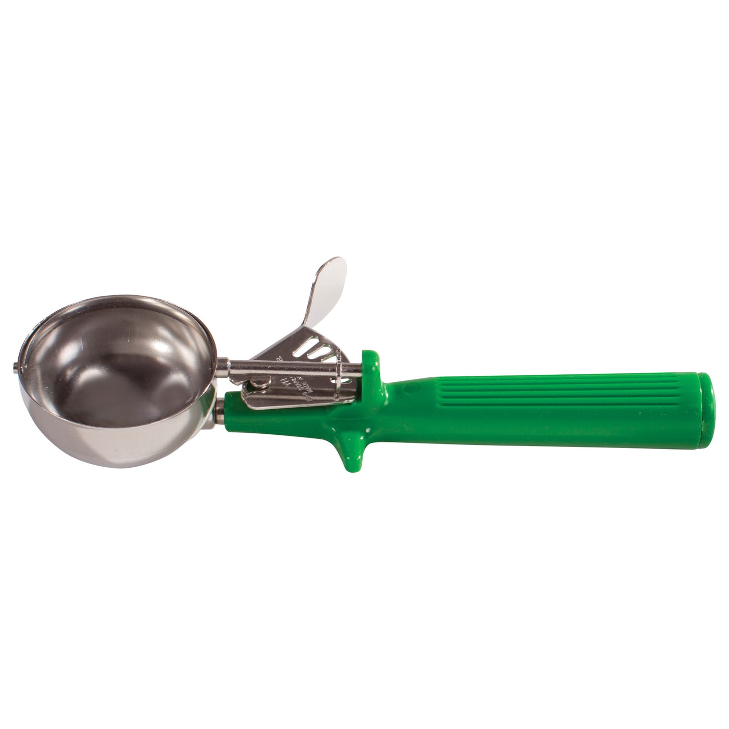 ICOP-12 - Winco Prime 18/8 Stainless Steel One-Piece Thumb Press Disher - 12