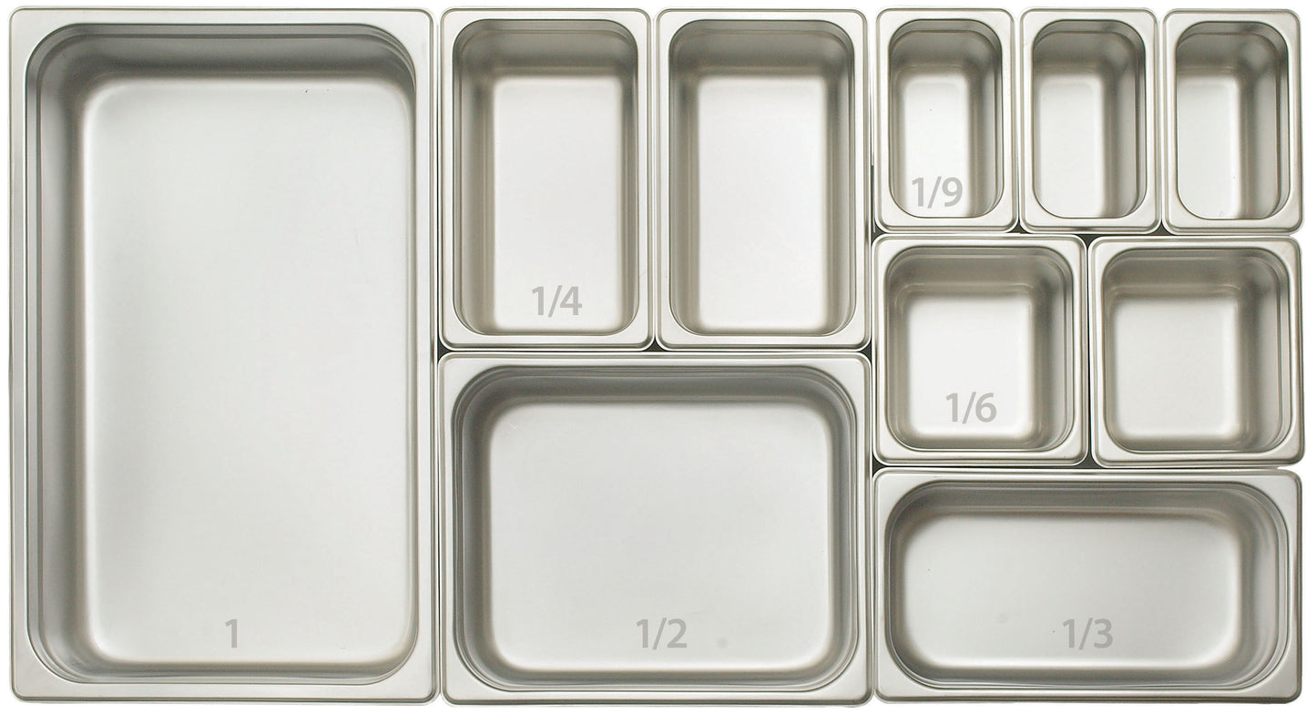 SPJL-604 - Anti-Jam Steam Pan, 25 Gauge Stainless Steel