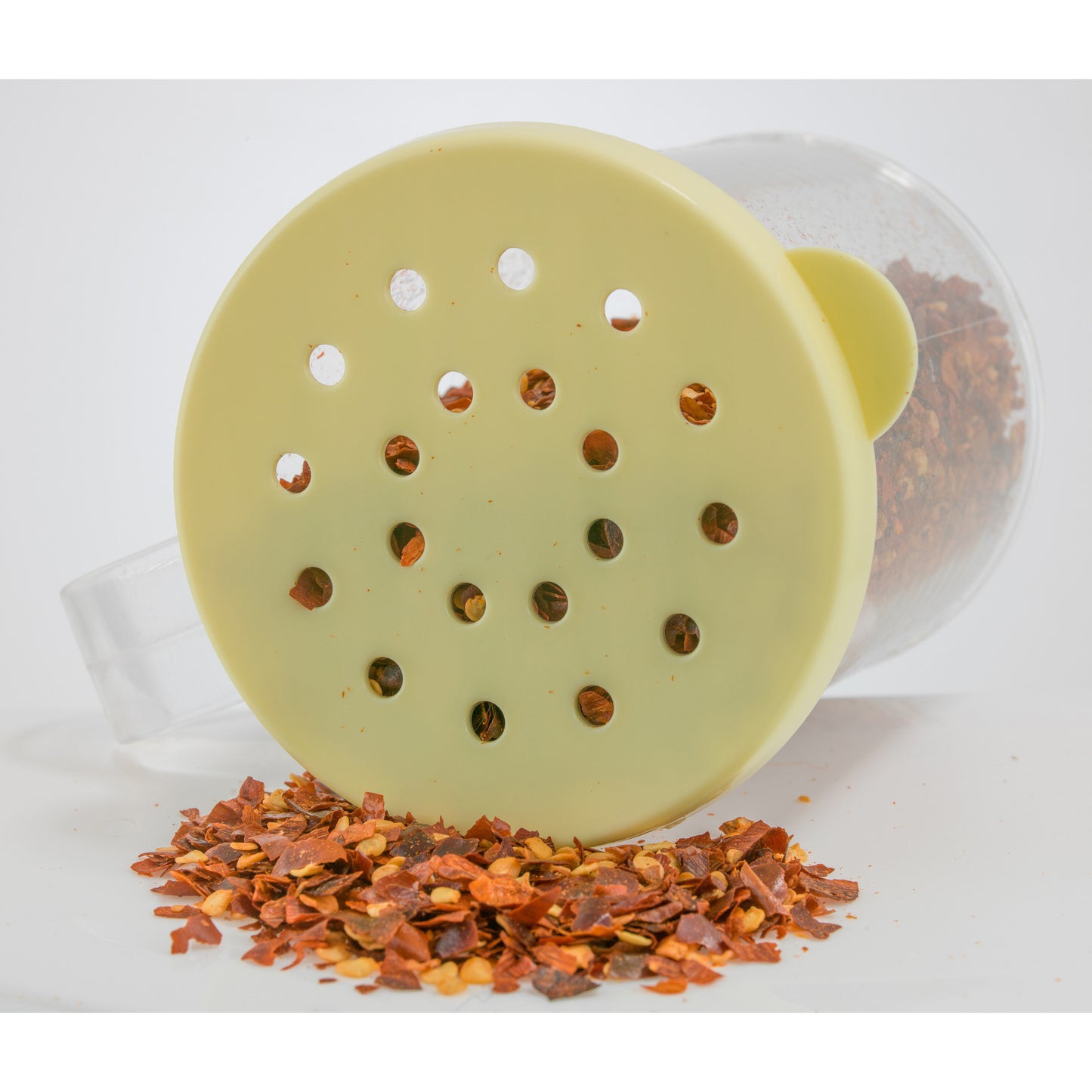 PDG-YL - Color Replacement Lids for 10 oz Dredges, 6 per Pack - Yellow