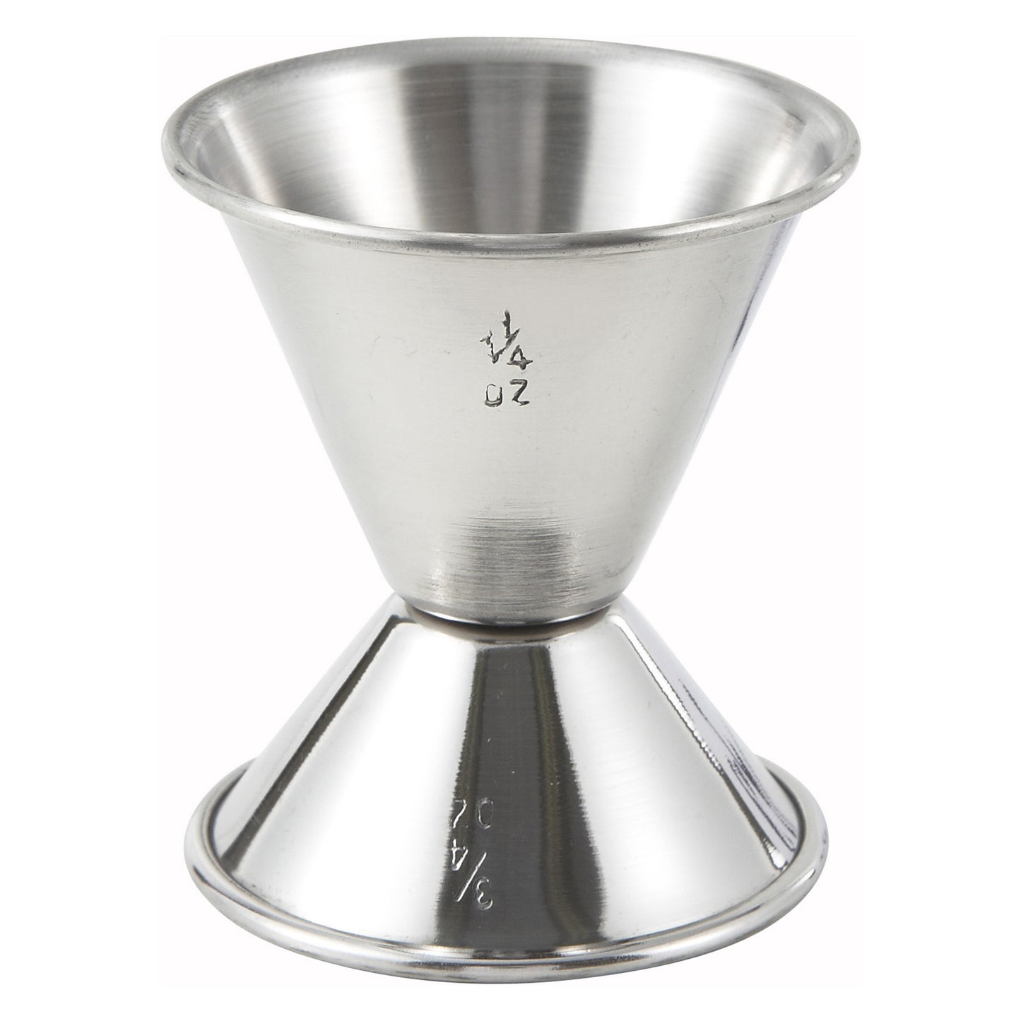 J-2 - Jigger, Stainless Steel - 3/4 x 1-1/4 oz