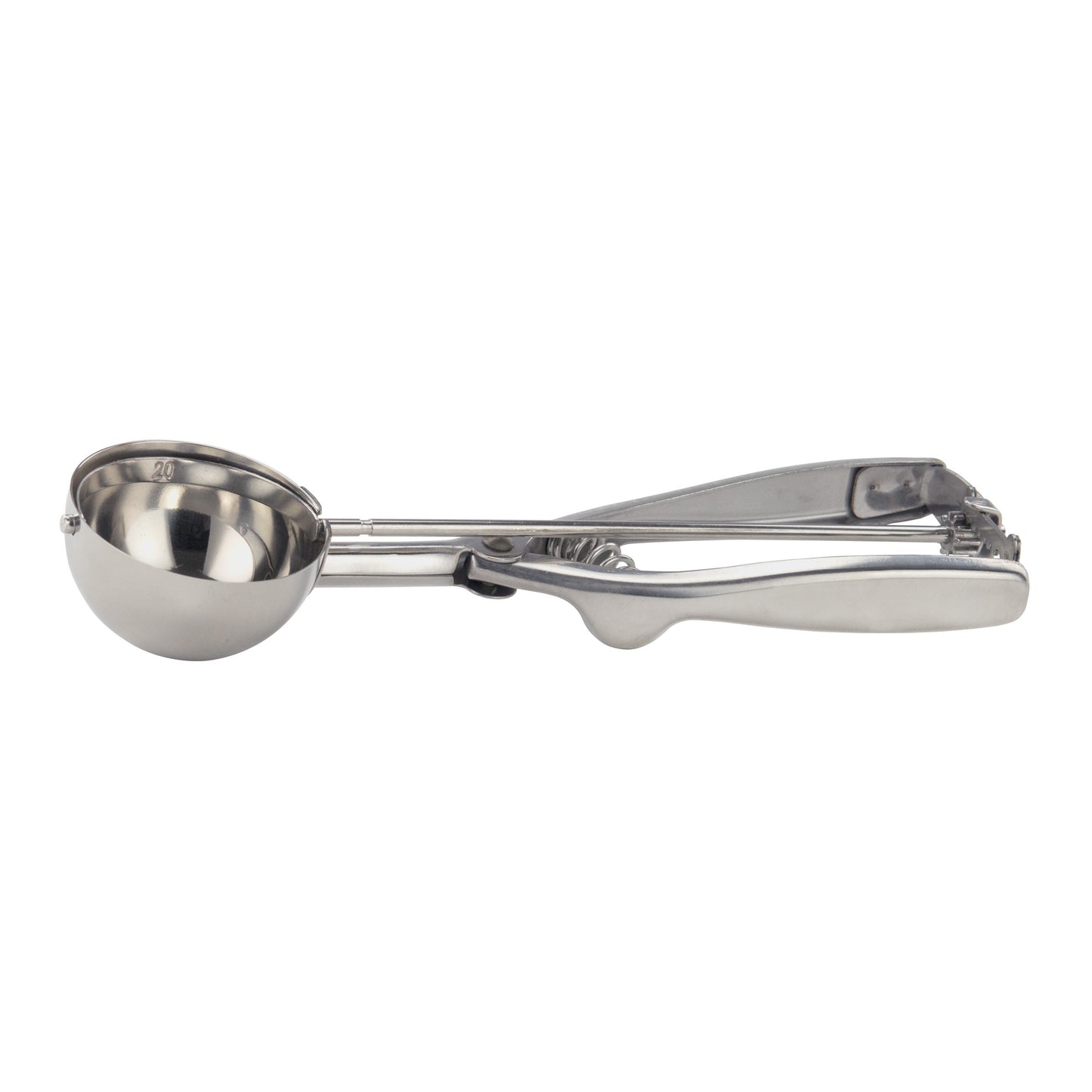 ISS-20 - Stainless Steel Squeeze Disher/Portioner, Size 20