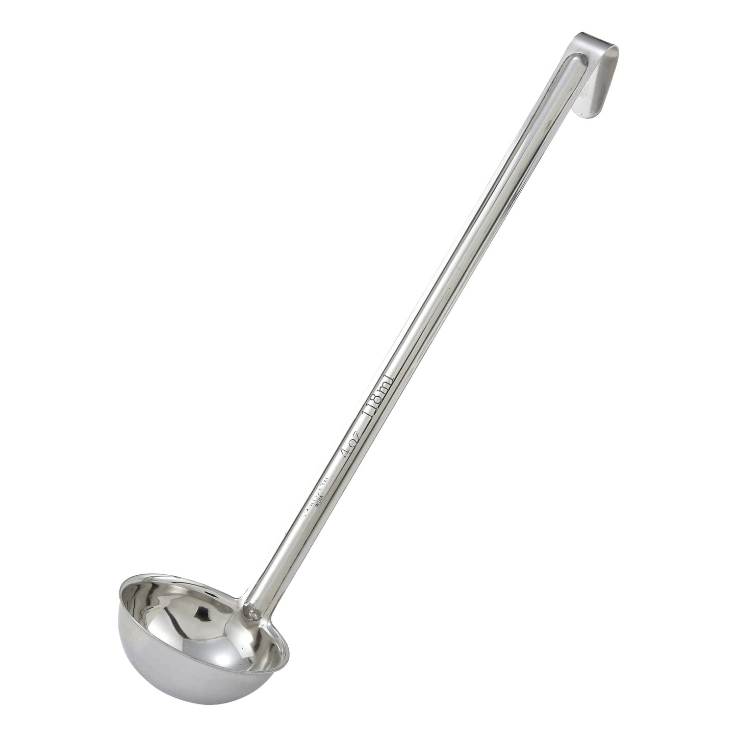 Winco Prime One-Piece Ladle, Stainless Steel - 4 oz