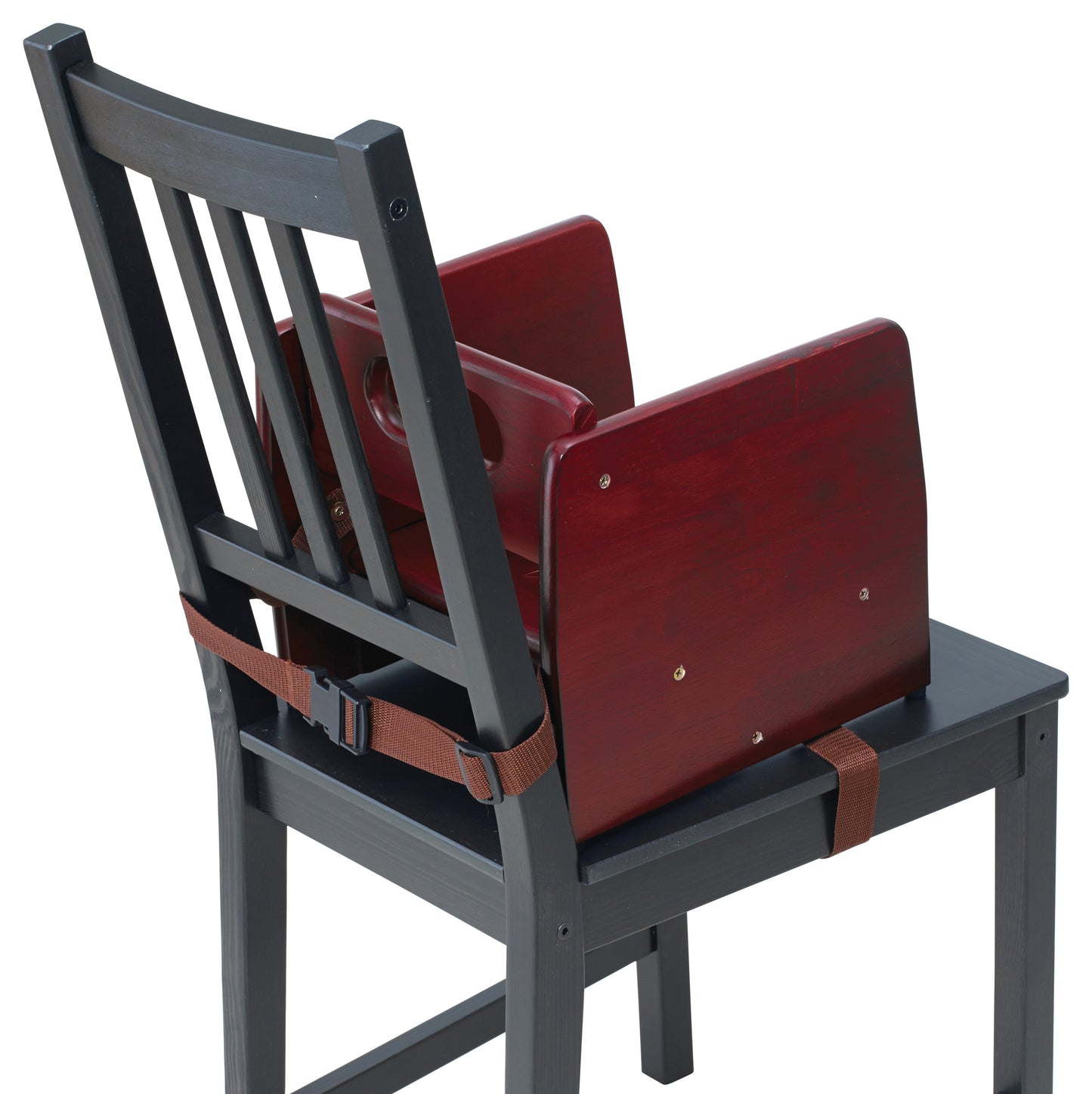 CHB-703 - Stacking Wooden Booster Seat - Mahogany