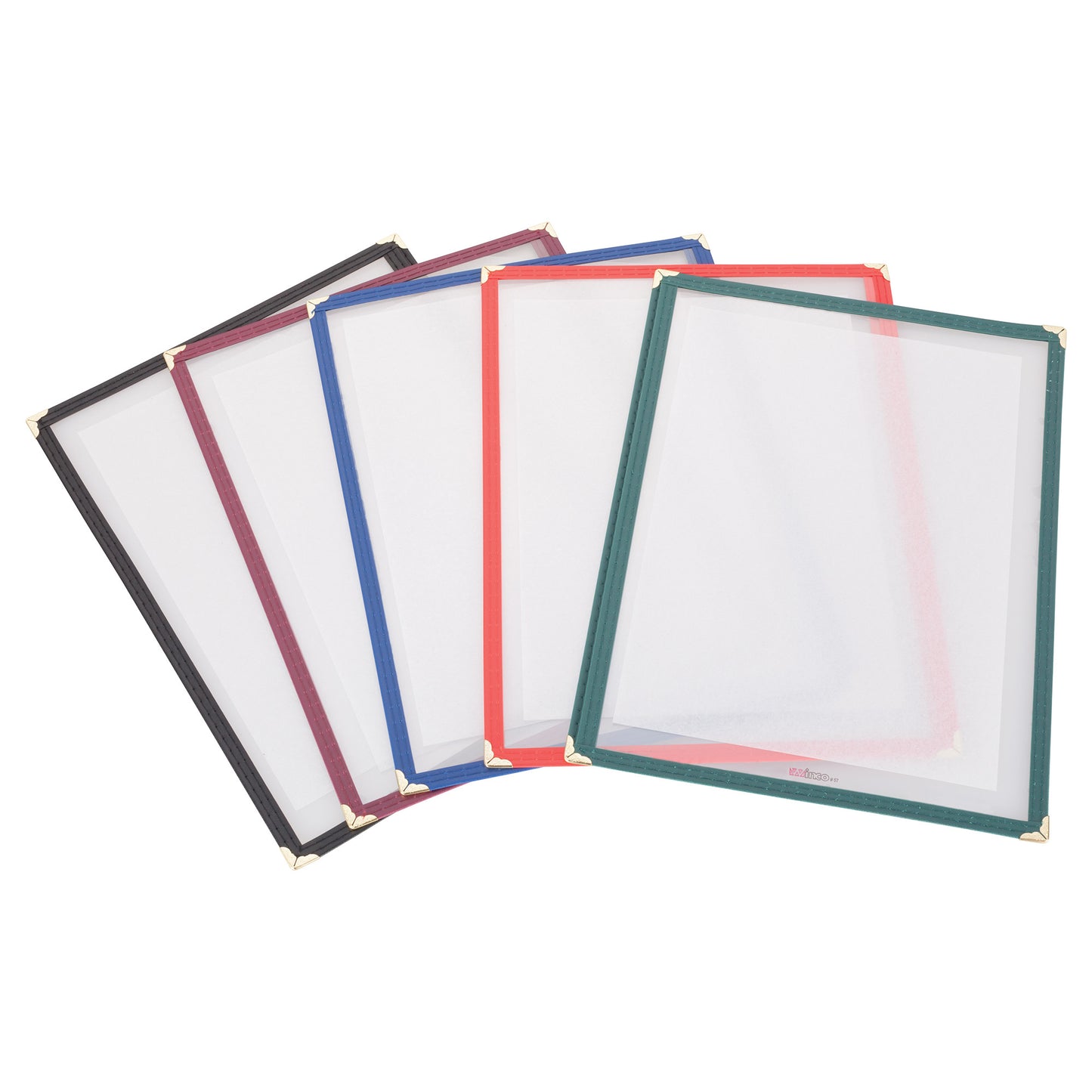 PMC-9R - Single Pocket Menu Cover - Red, 9-5/16 x 12-1/8