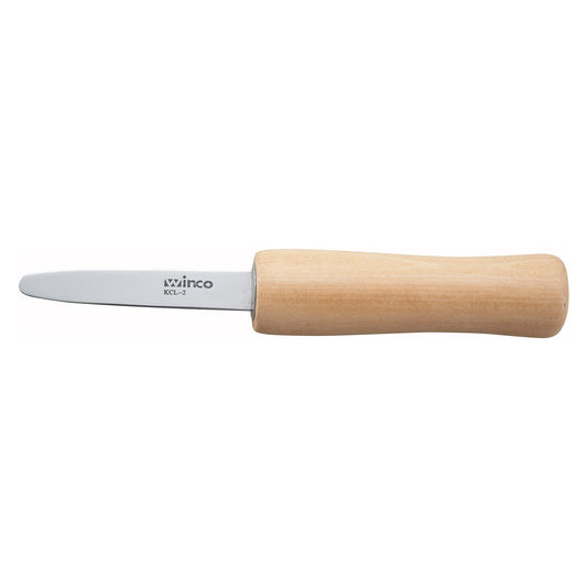 2-7/8" Blade Oyster/Clam Knife, Wooden Handle
