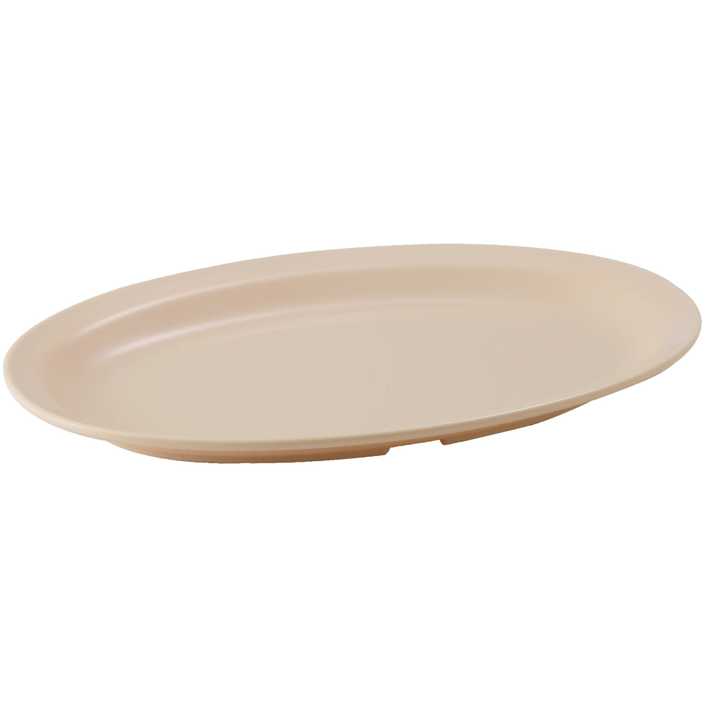 MMPO-139 - Melamine 13-1/4" x 9-1/2" Oval Platter - Tan