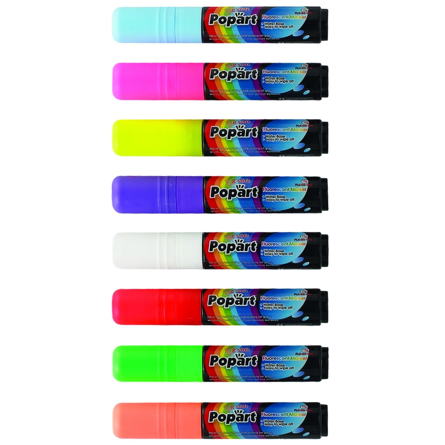 MBPM-G - Chisel Tip Marker, Deluxe Plus - Neon Green