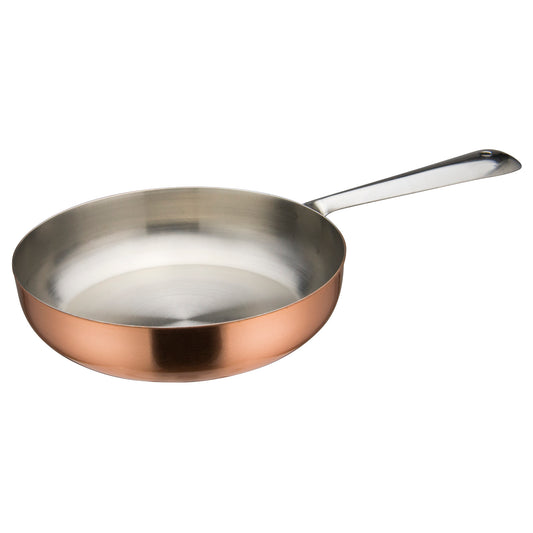 Mini Fry Pan, 5-1/2"Dia x 1-3/8"H, Copper Plated