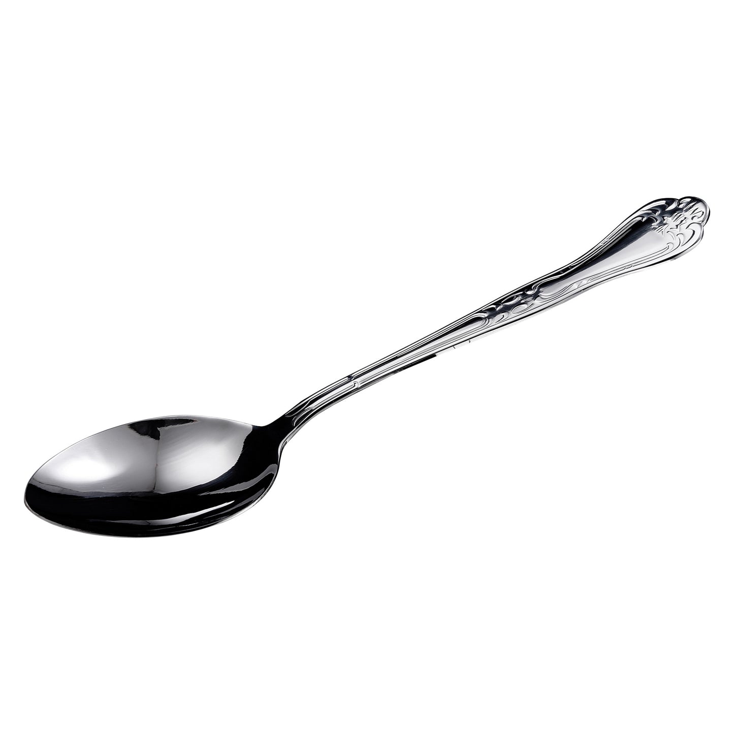 LE-11 - 11" Solid Spoon, Stainless Steel
