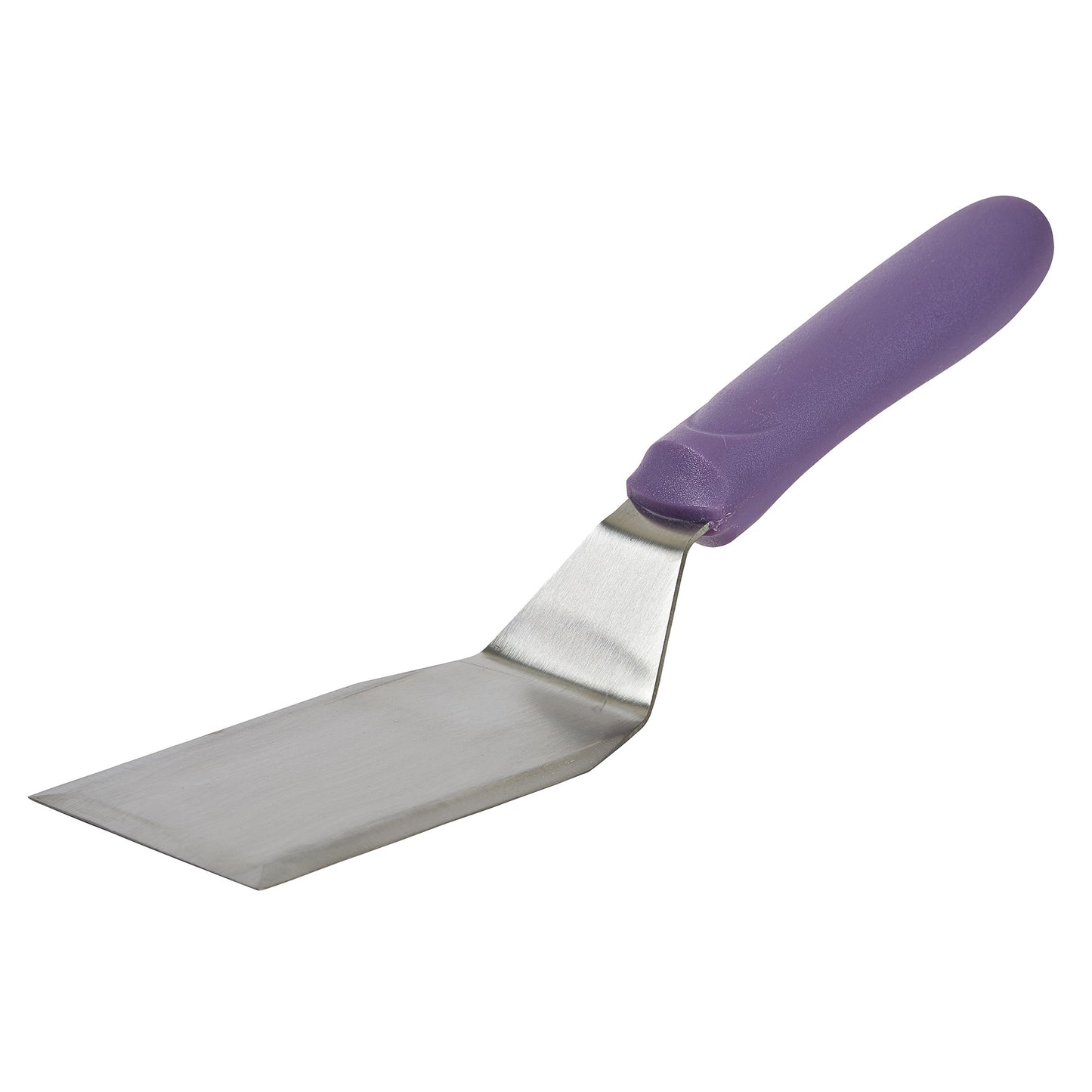 TWP-61P - Allergen-Free Hamburger Turner with Offset, 5-1/8" x 2-7/8" Blade