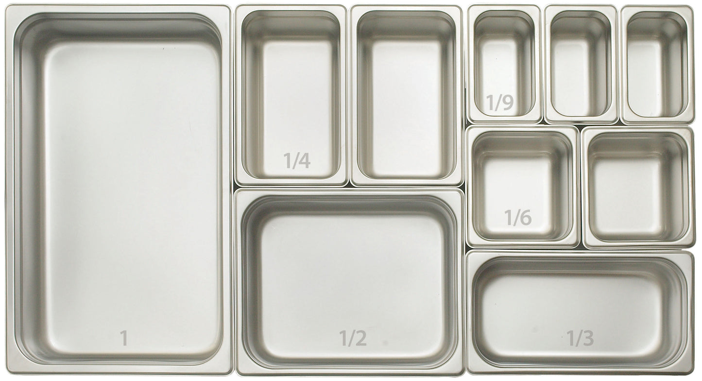 SPJL-302 - Anti-Jam Steam Pan, 25 Gauge Stainless Steel