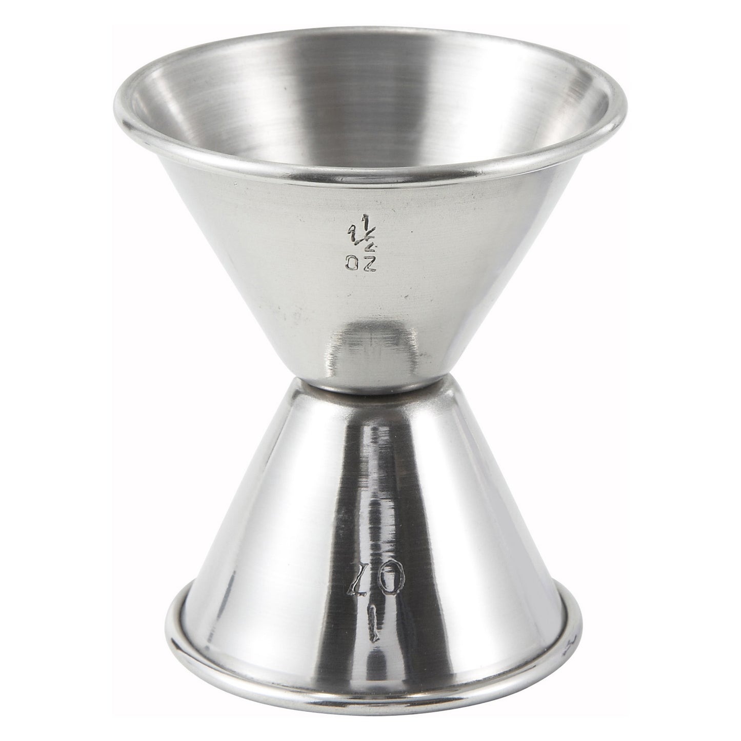 J-4 - Jigger, Stainless Steel - 1 x 1-1/2 oz