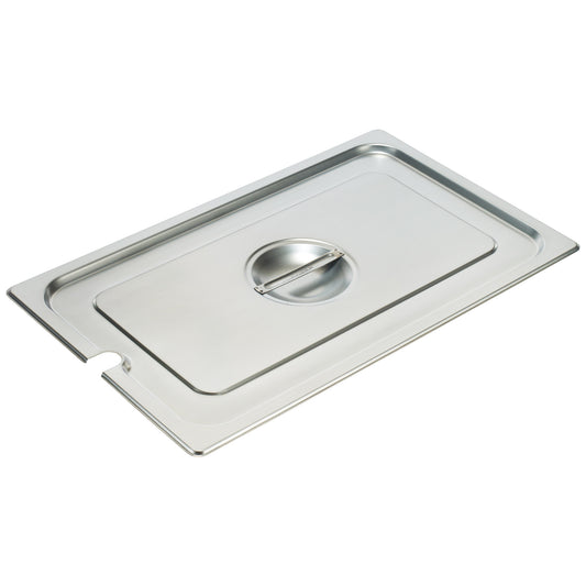 18/8 Stainless Steel Steam Pan Cover, Slotted - Full