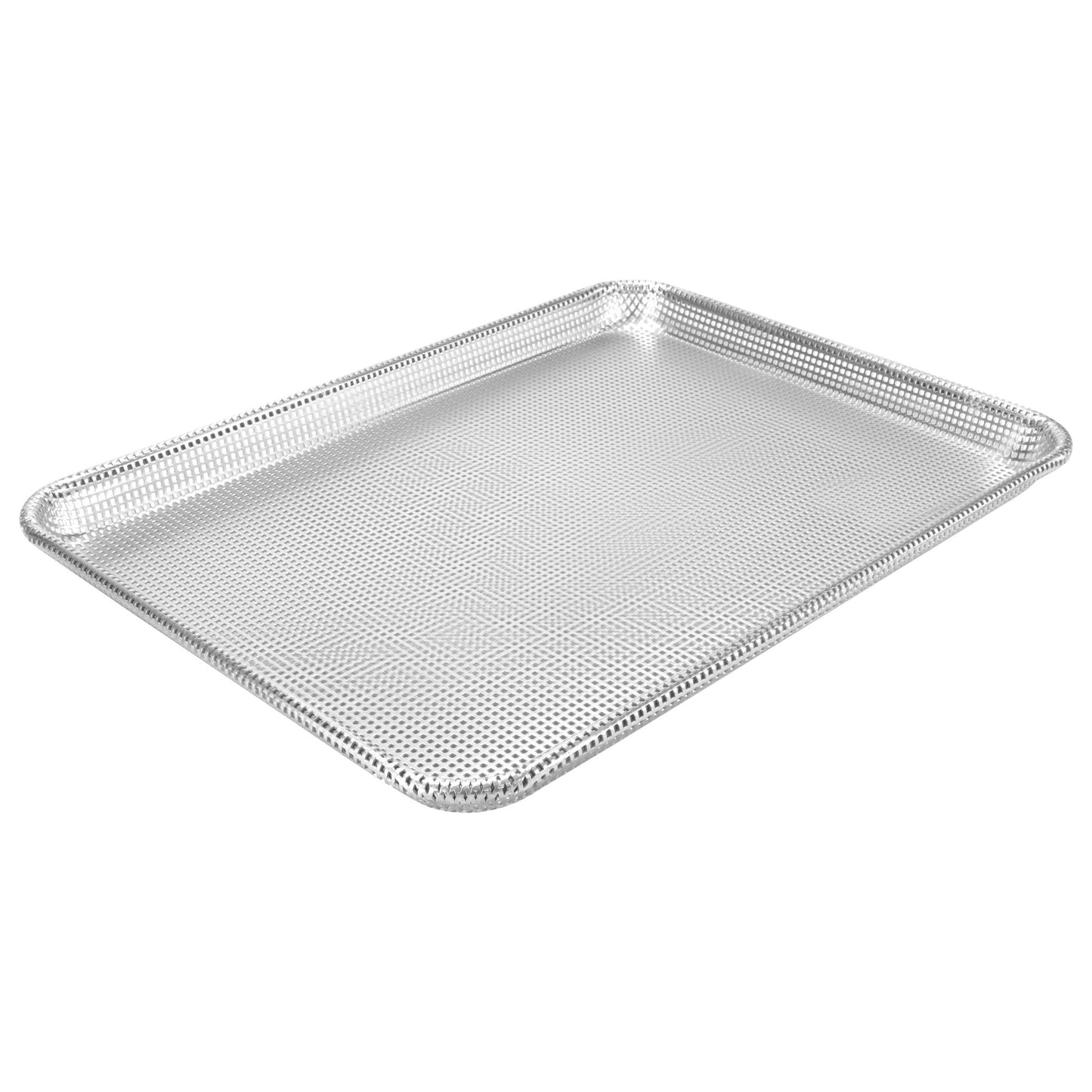 Aluminum Sheet Pan, Fully Perforated, Glazed - Half (1/2)