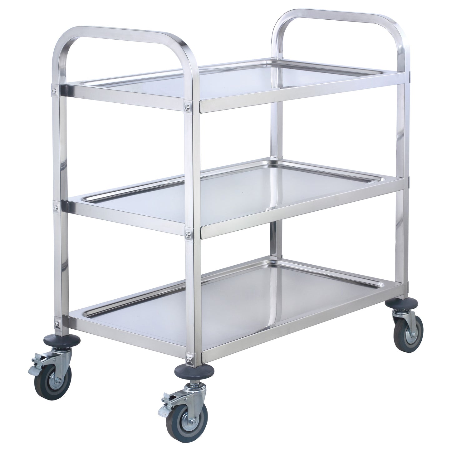SUC-30 - Stainless Steel Trolley, 3 Tiers - 30" x 16" x 33"