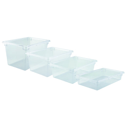 Food Storage Box, Clear Polycarbonate - Full, 12"
