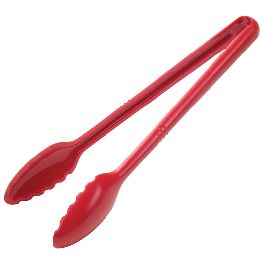 Curv Serving Tongs - 12", Red