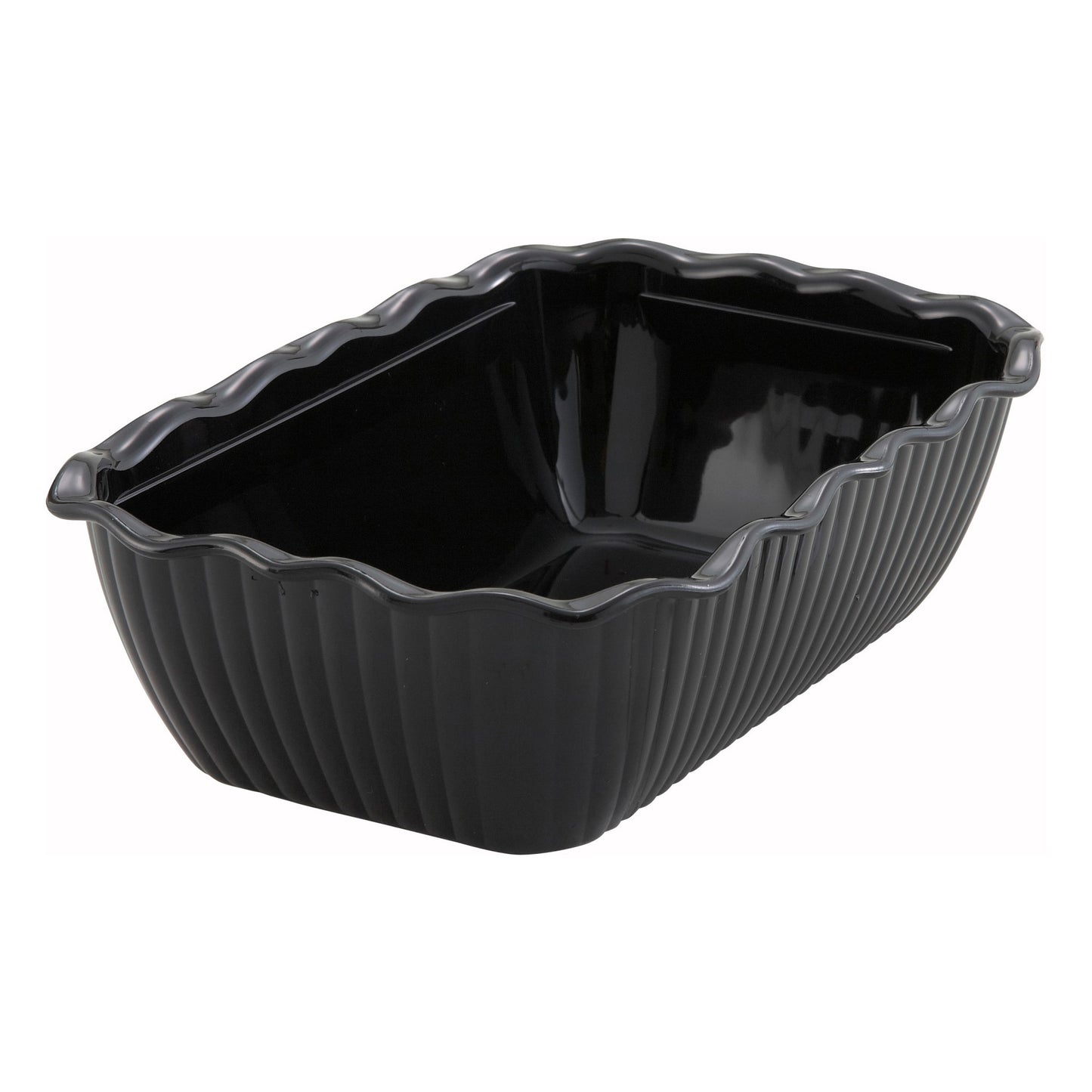 CRK-10K - Deli Crock - 10 x 7 x 3, Black