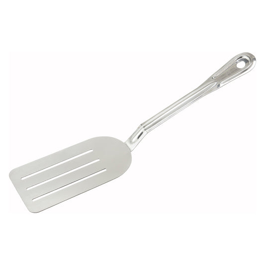 Stainless Steel Serving Turner, 14" - Slotted