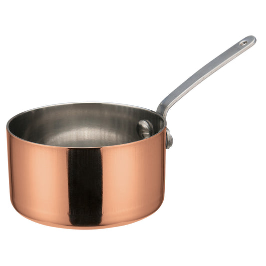 Mini Sauce Pan, Copper-Plated - 3-1-8-dia