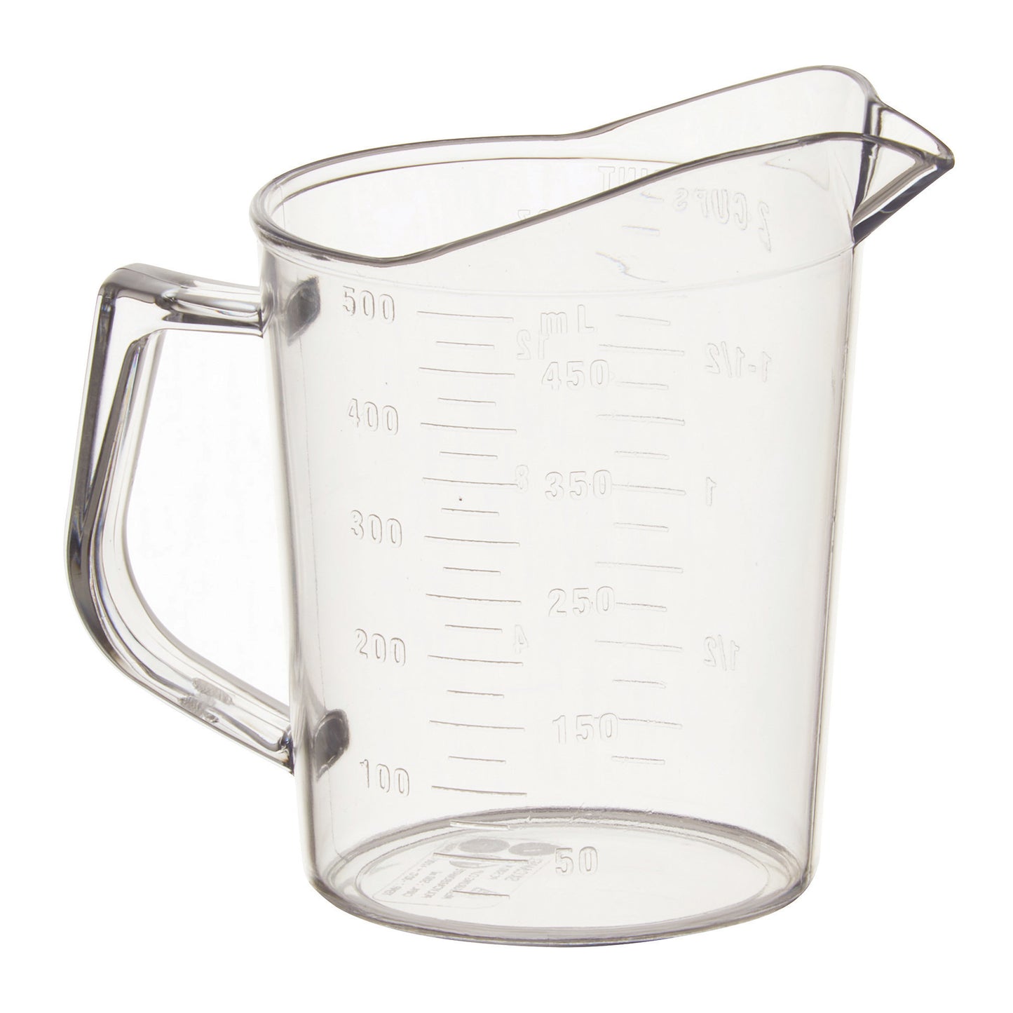 PMU-50 - Polycarbonate Measuring Cup - 1 Pint