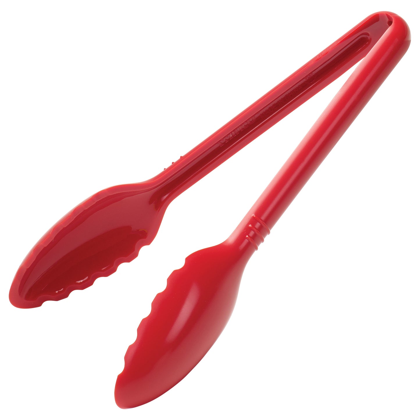 CVST-9R - Curv Serving Tongs - 9", Red